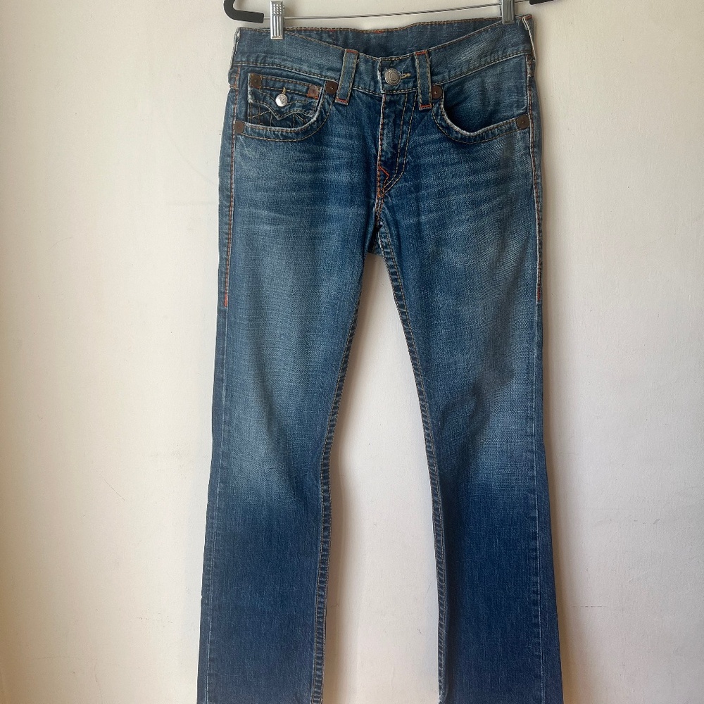True Religion Mens Blue Jeans